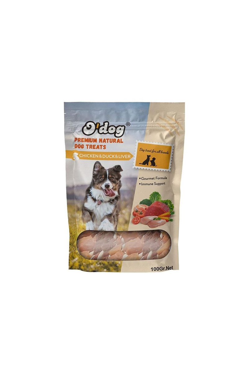 O Dog Tavuk, Ördek, Ciğerli Çubuk Köpek Ödülü 100 g