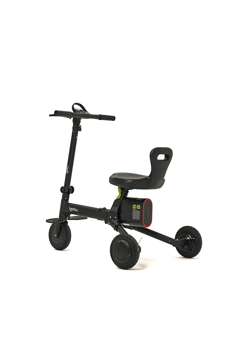 Igofor Katlanabilir Elektrikli Scooter - Siyah