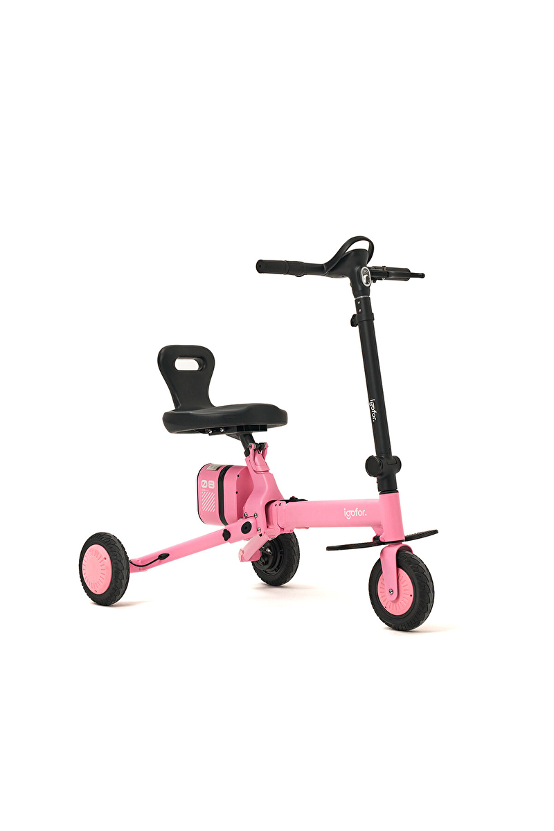 Igofor Katlanabilir Elektrikli Scooter - Pembe