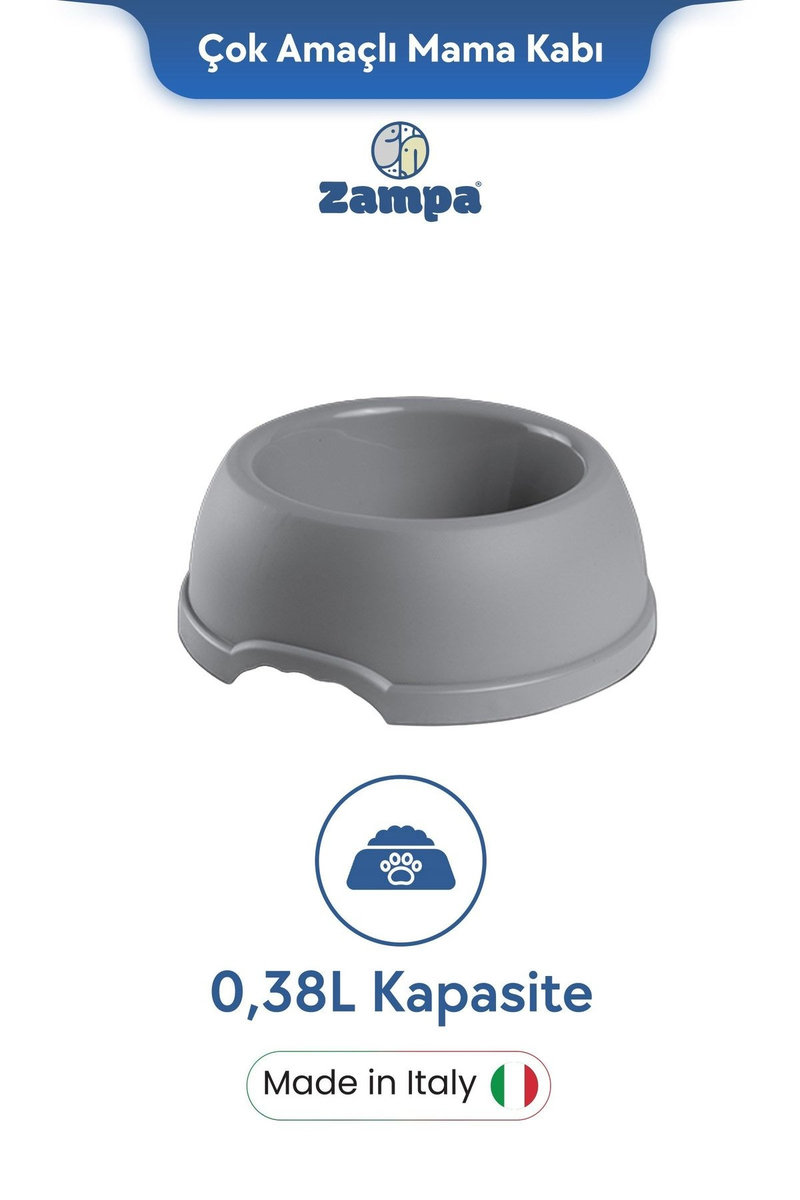 Zampa Plus Enjoy Mama ve Su Kabı 17cm 0.38L