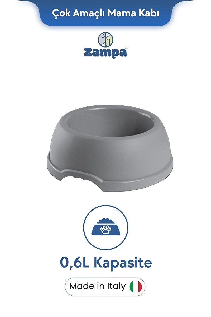 Zampa Plus Enjoy Mama ve Su Kabı 19cm 0.60L