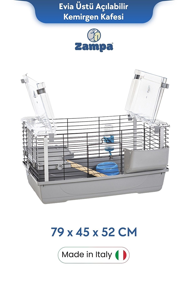 Zampa Plus Eva Tavşan Kafesi