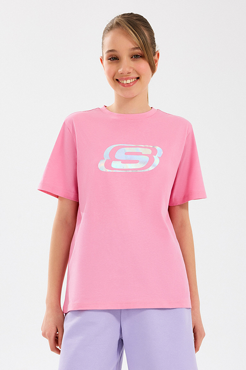 Skechers Kız Çocuk Tişört SK232139-610