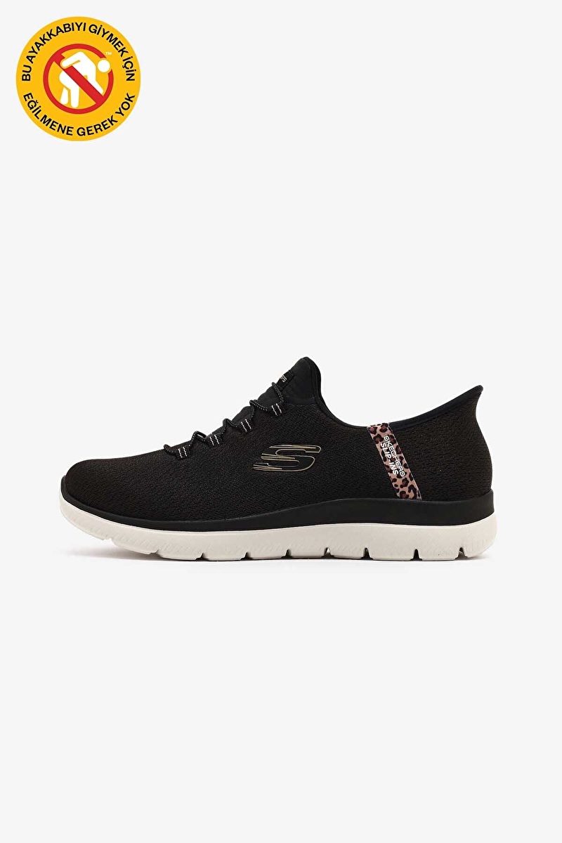 Skechers Summits Leopard Chic Kadın Ayakkabı 150275TK BKMT