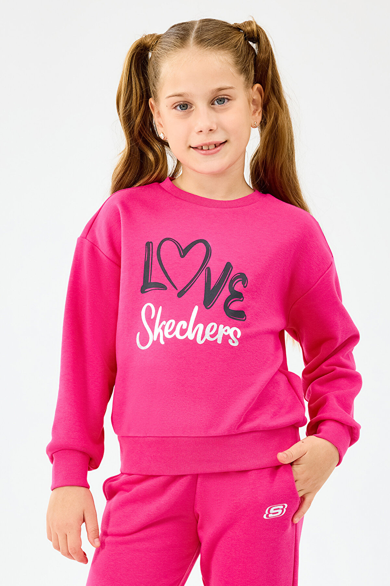 Skechers Kız Çocuk Sweatshirt SK2520078