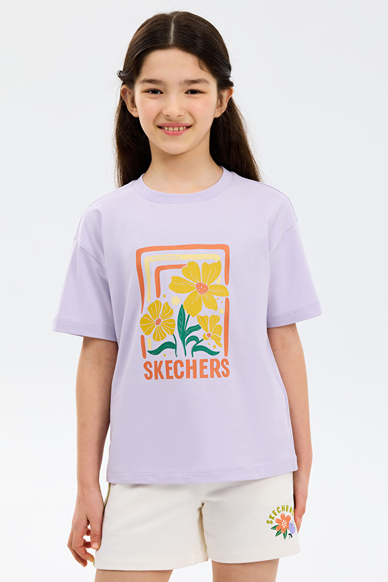 Skechers Kız Çocuk Tişört SK2610019-0764