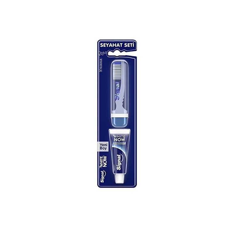 Signal Diş Macunu 14 ml + Diş Fırçası Seyahat Seti
