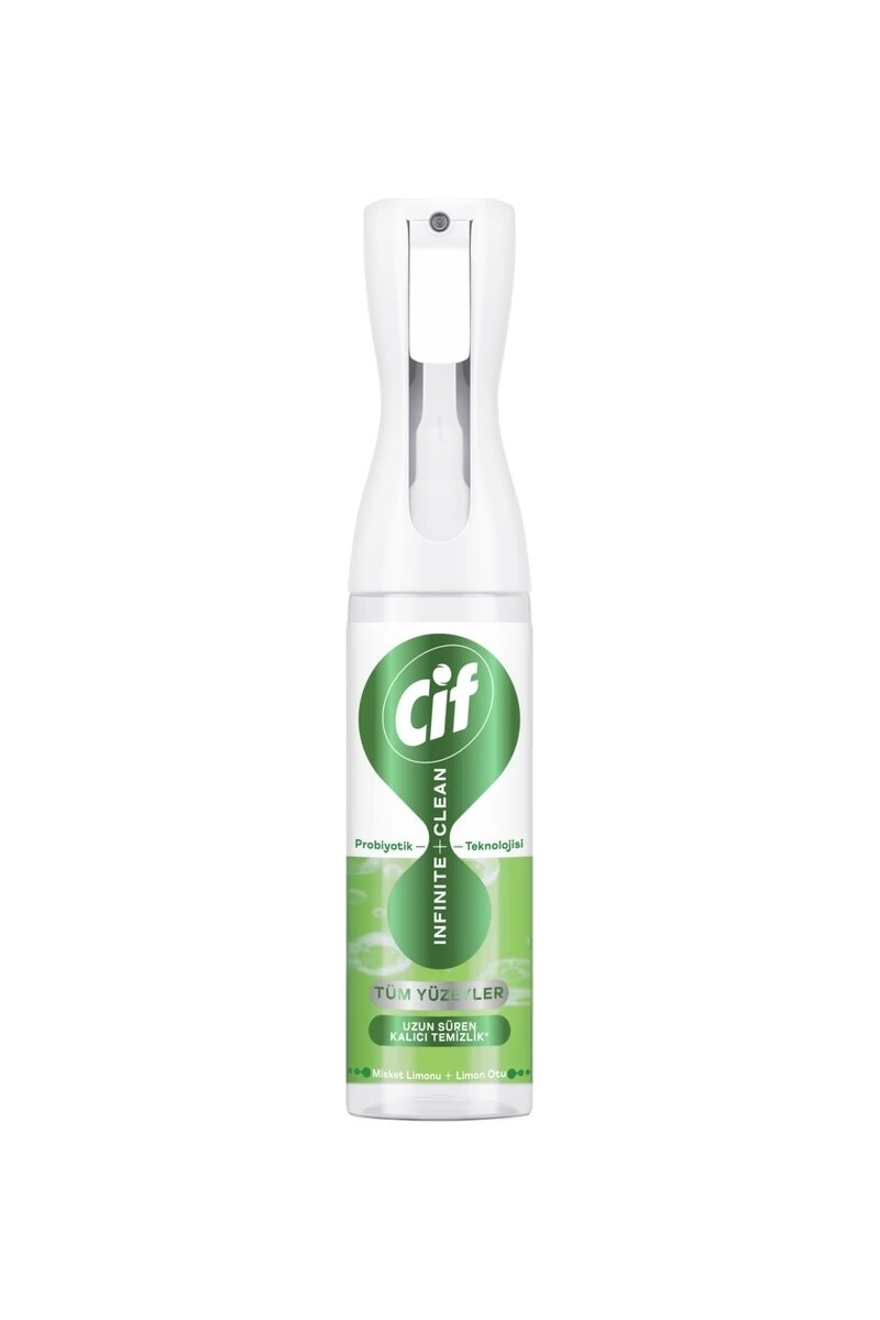 Cif İnfinite Clean Sprey Misket Limon + Limon Otu 280 Ml
