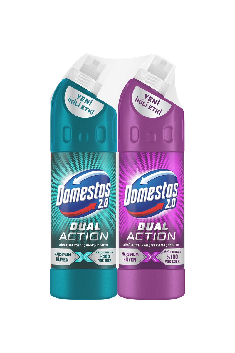 Domestos Dual Action Kireç ve Kötü Koku Karşıtı 2 x 750 ml