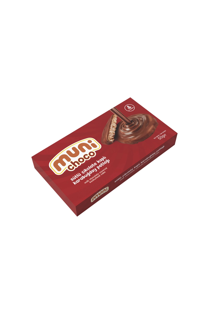 Muni Sütlü Çikolata Kaplı Karabuğday Patlağı 50 g