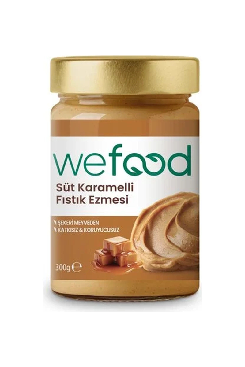 Wefood Süt Karamelli Fıstık Ezmesi 300 g