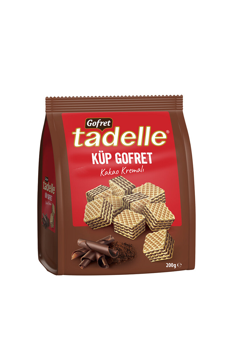 Tadelle Kakao Kremalı Küp Gofret 200 G