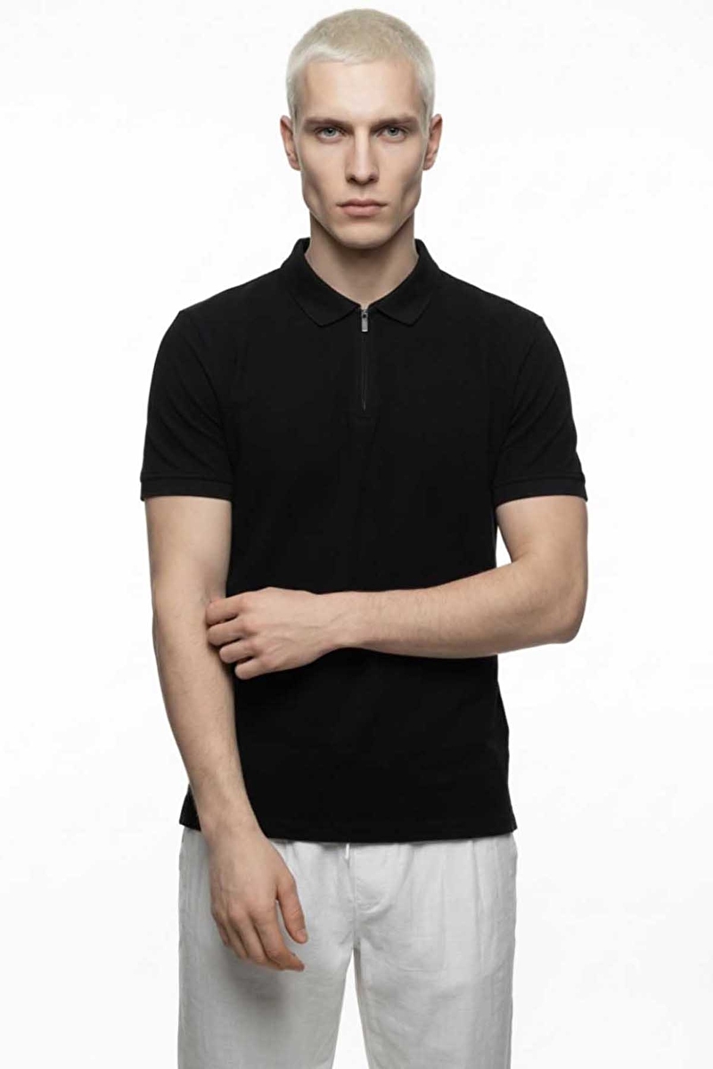 Loft Erkek Polo Yaka Tişört LF2040578 BLK