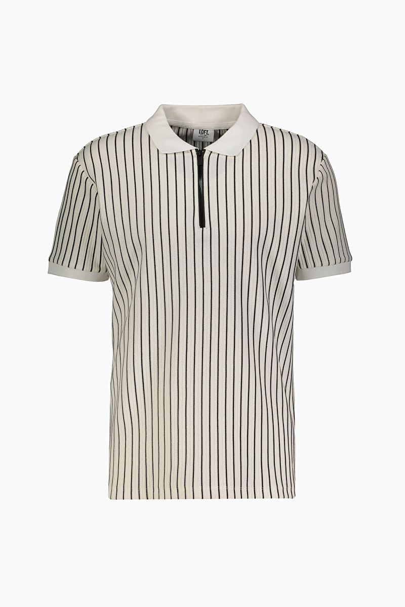Loft Erkek Polo Yaka Tişört LF2042294 WHT