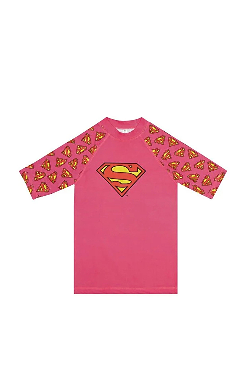 Slipstop Kız Çocuk Mayo Tişört SUPER GIRL