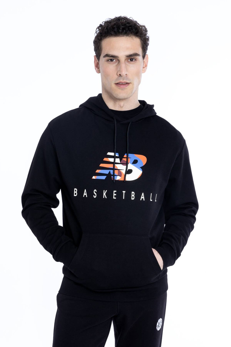 New Balance Erkek Sweatshirt MNH1361-BK
