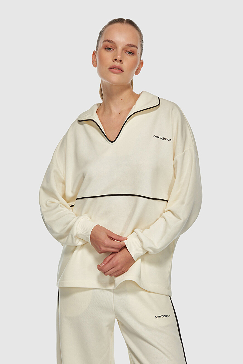 New Balance Kadın Sweatshirt WNC3402-SST