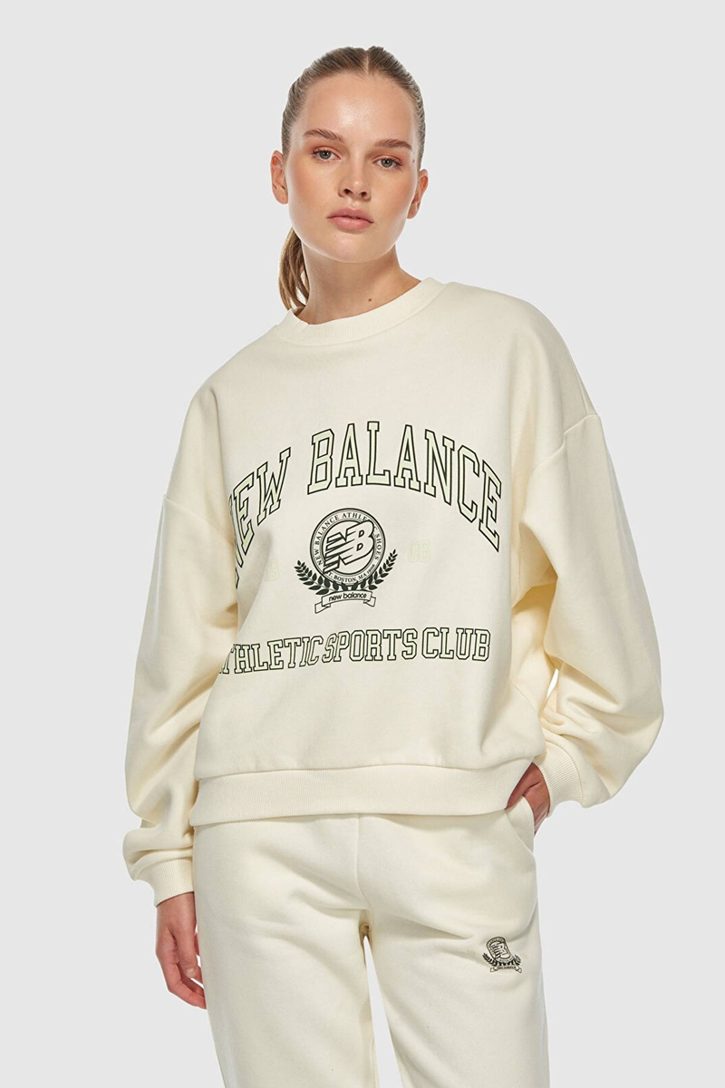 New Balance Kadın Sweatshirt WNC3404-SST