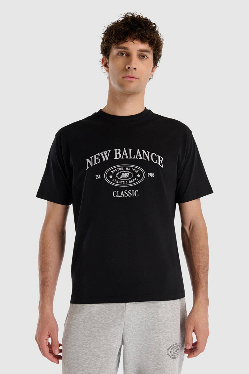 New Balance Erkek Tişört MNT1508-BK