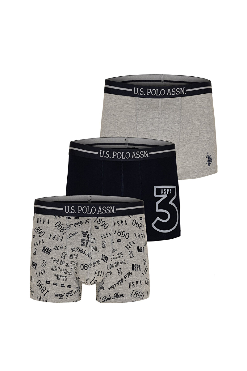 U.S. Polo Assn. Erkek Boxer 80444GRI