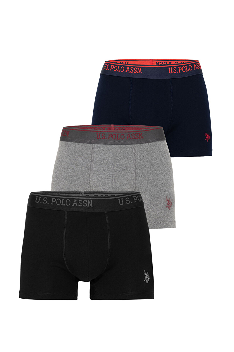 U.S. Polo Assn. Erkek 3'lü Boxer 3BDZLLLK24.VR033