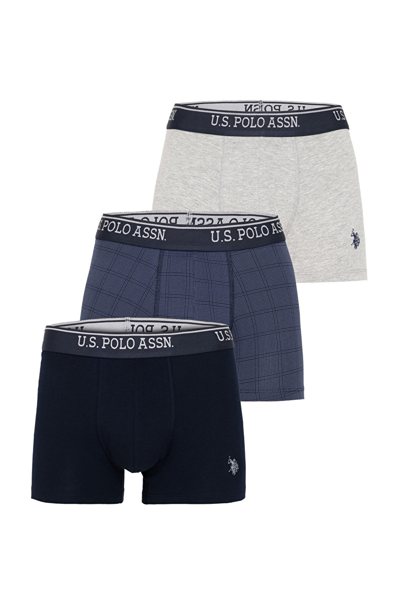 U.S. Polo Assn. Erkek 3'lü Boxer 3BDZLGL24K.VR086