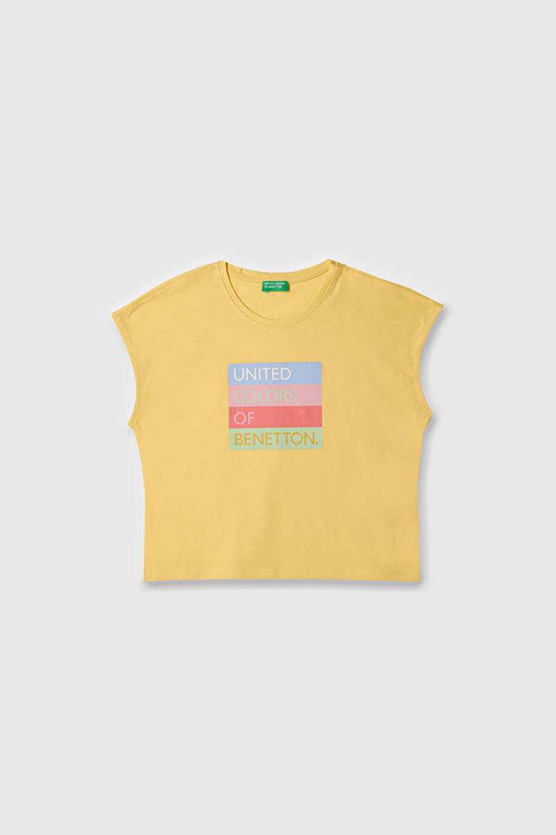 United Colors Of Benetton Kız Çocuk Tişört 17062