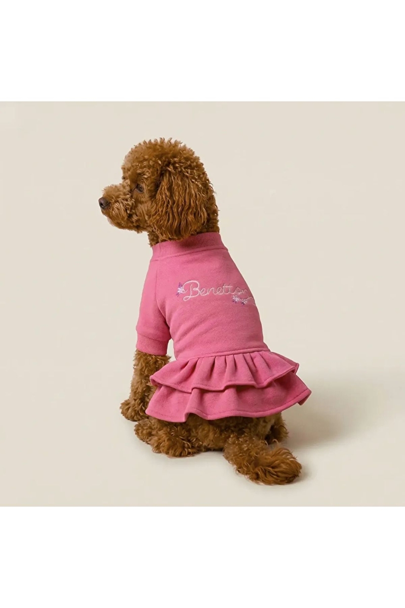 United Colors of Benetton Pet Elbisesi Pembe XXL