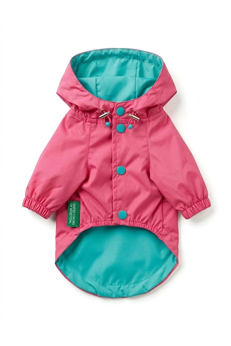 United Colors Of Benetton Pet Yağmurluk Pembe M
