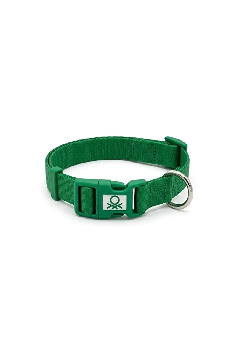 United Colors Of Benetton Kedi &Köpek Örme Tasma Yeşil 1,5x26-40 cm