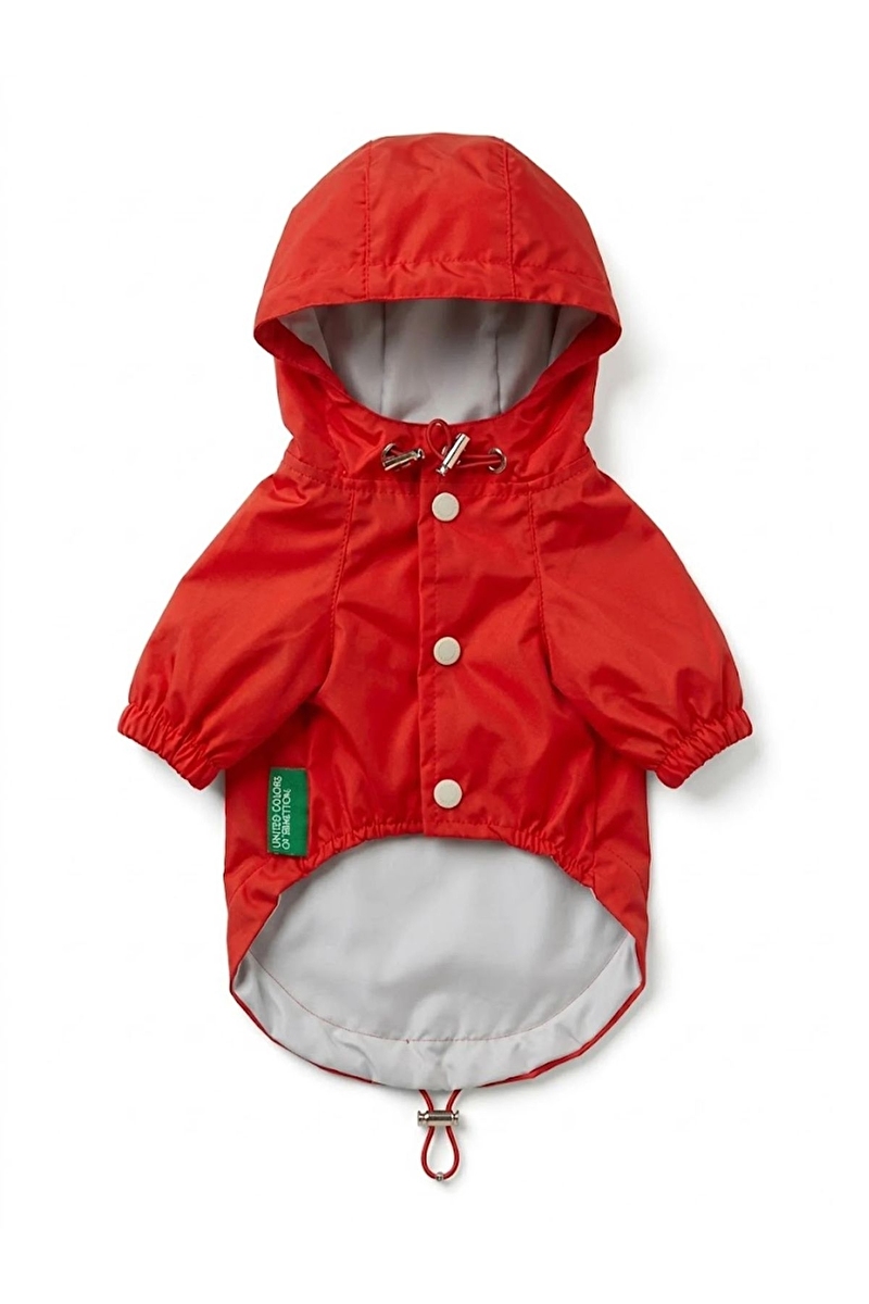 United Colors Of Benetton Pet Yağmurluk Kırmızı S