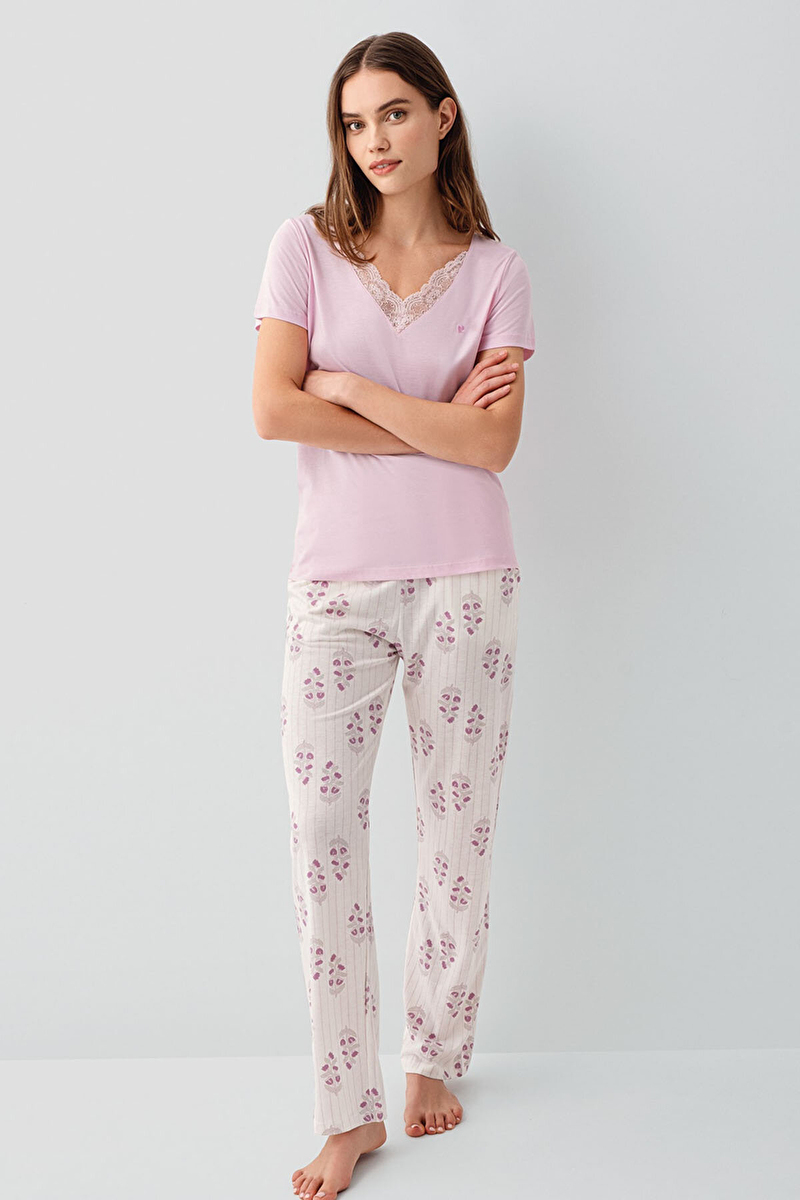 Pierre Cardin Kadın Pijama Takımı PC9214-S.A.PMB
