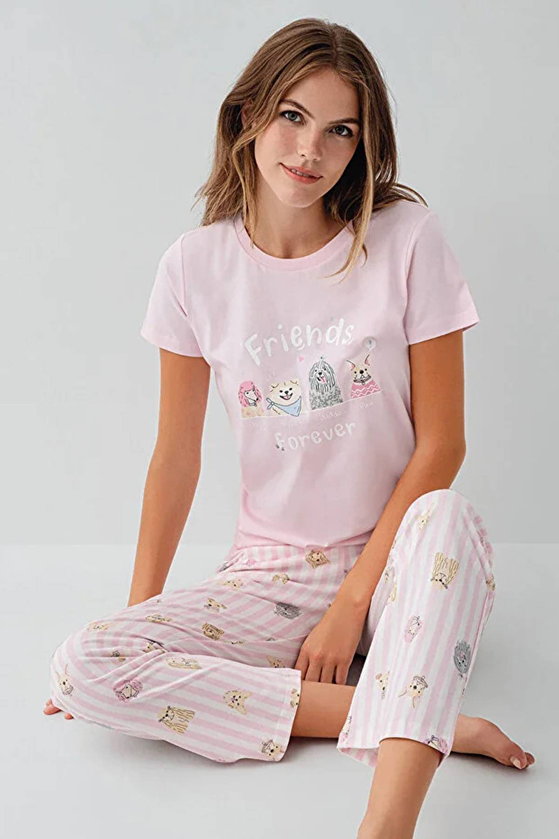 RolyPoly Kadın Pijama Takımı RP3810-S.PMB