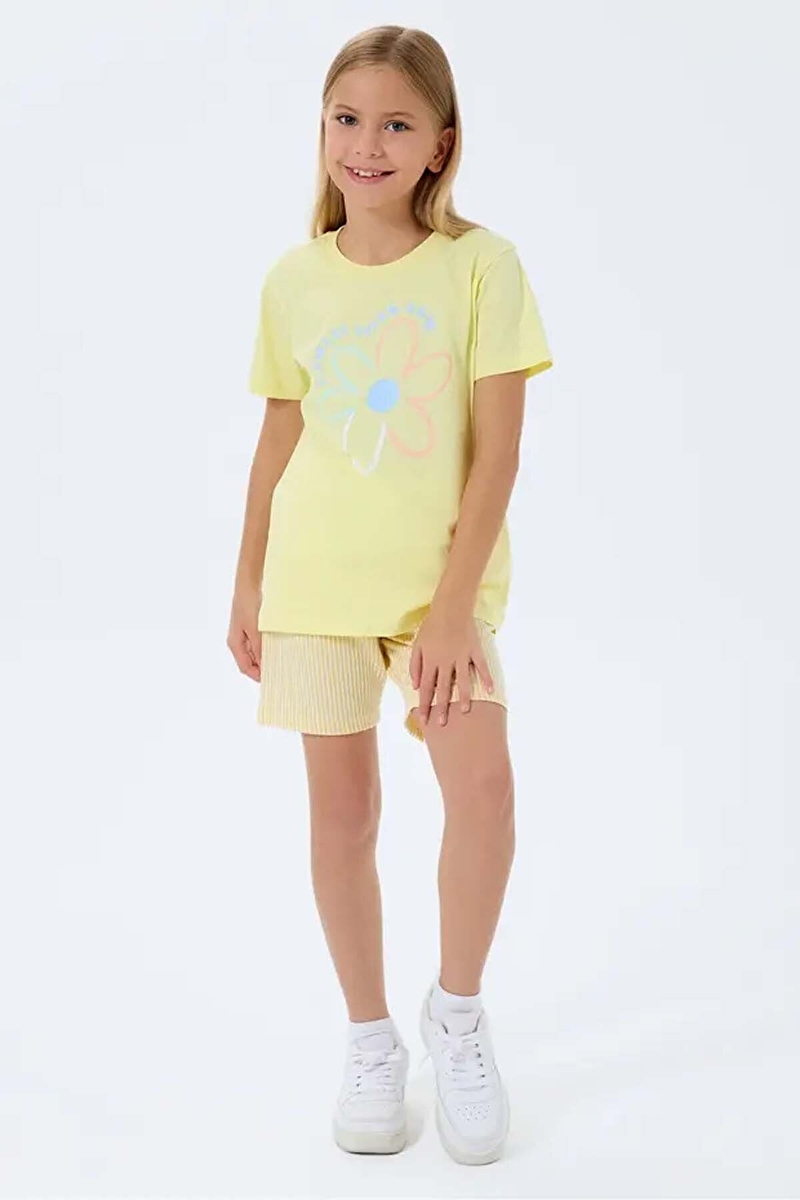 Roly Poly Kız Çocuk Pijama Takımı RP3795-G.A.SRI