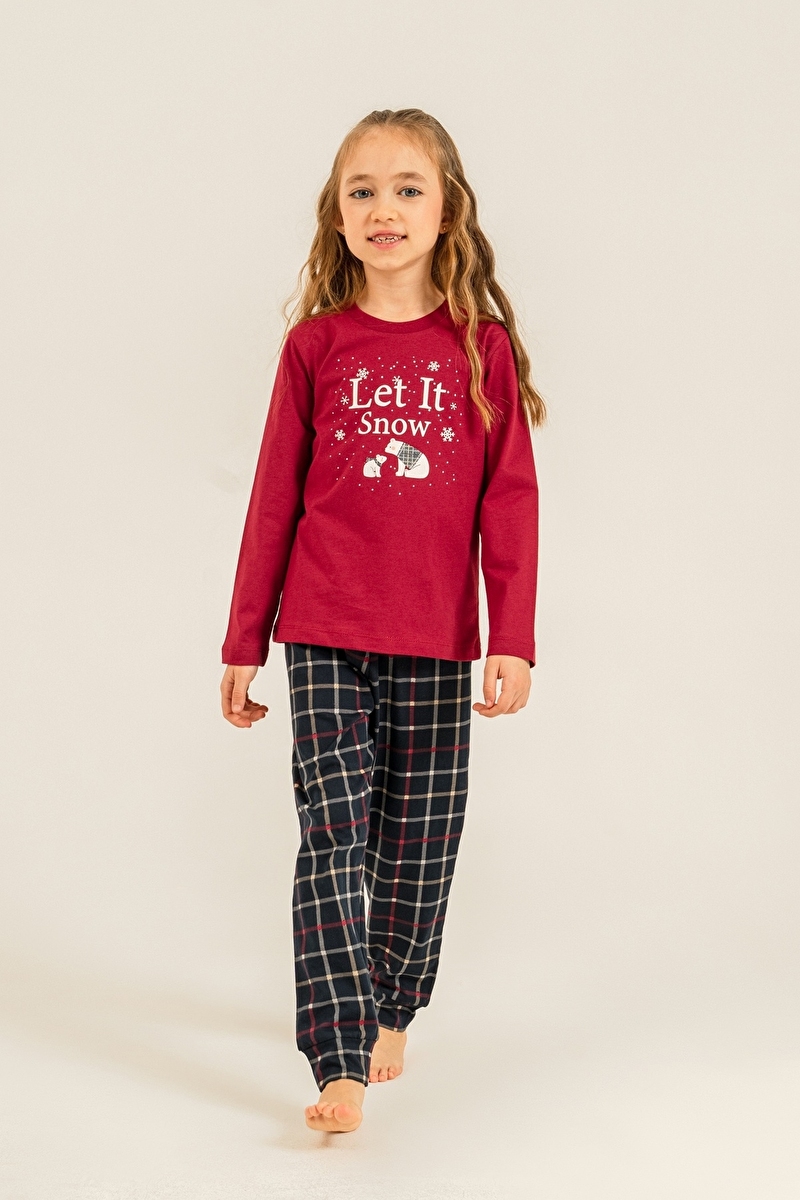 Arnetta Kız Çocuk Pijama Takımı AR3730-3.BRD