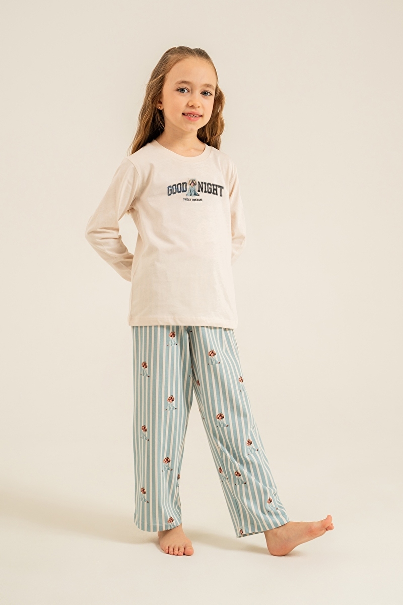 Arnetta Kız Çocuk Pijama Takımı AR3734-G.KRM
