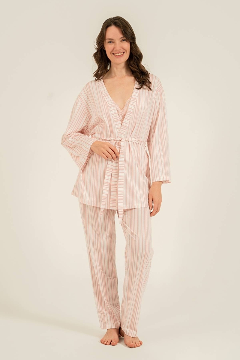 Arnetta Kadın 3'lü Pijama Takımı AR3756-S.A.PMB