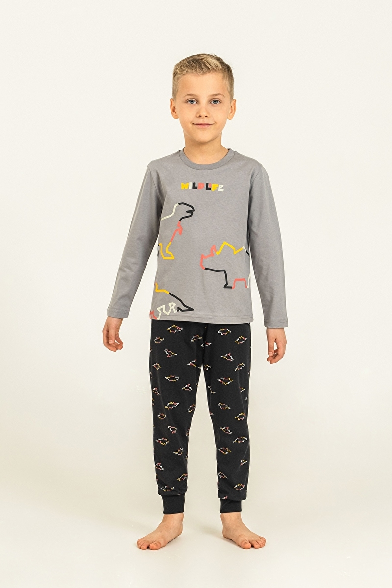 Roly Poly Erkek Çocuk Pijama Takımı RP3866-3.GR
