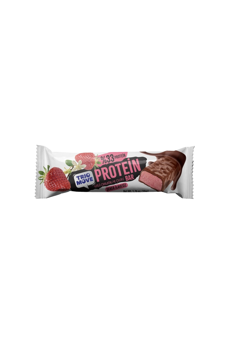 Trio Move Protein Çilekli Çikolatalı Bar 50 g
