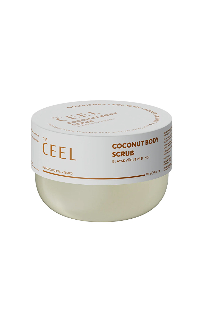 The Ceel Hindistan Cevizi Özlü Nemlendirici Besleyici Batık Giderici ve Arındırıcı Vücut Peelingi 275 gr