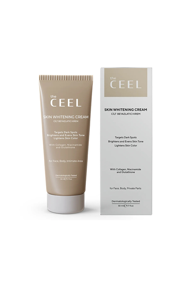 The Ceel Cilt Beyazlatıcı Aydınlatıcı Glutatyonlu Leke Karşıtı Krem Kolajen Niacinamide Kojik Asitli 50 ml