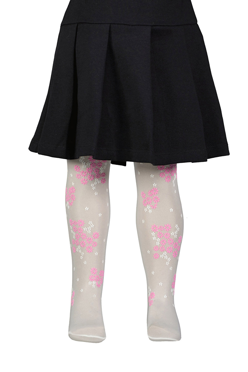 Penti Kız Çocuk Külotlu Çorap PRETTY DOT RIBBON 10