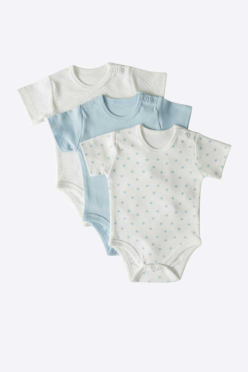 Kitikate Bebek Organik Body 3'Lü S30460