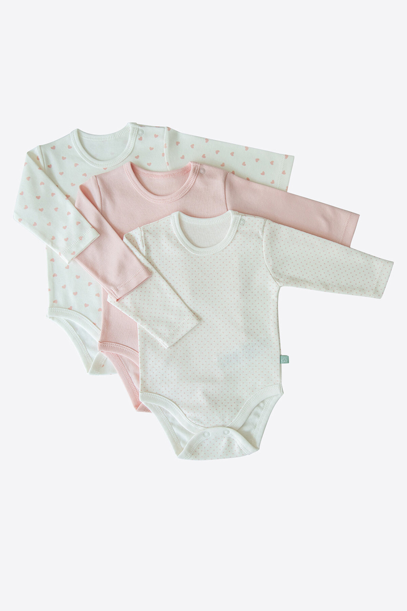 Kitikate Bebek Organik Body 3'lü S43378