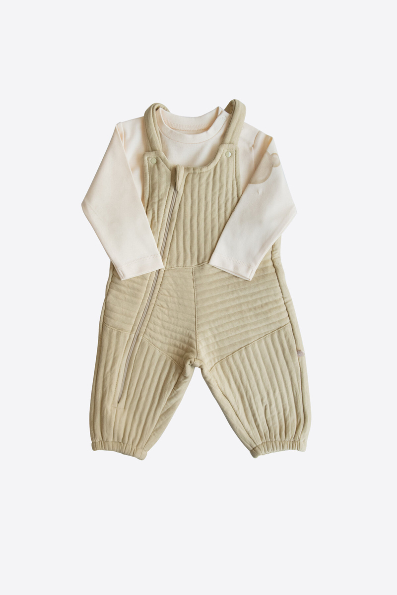 Kitikate Bebek Organik Yeto Salopet 2'li Takım S60307