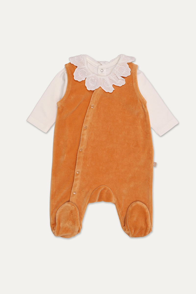 Kitikate Bebek Organik Lıly Salopet 2'li Takım S60464