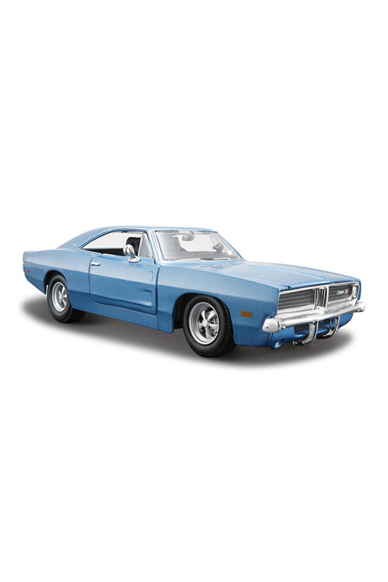 Maisto 1/25 1969 Dodge Charger R/T Model Araba Mavi
