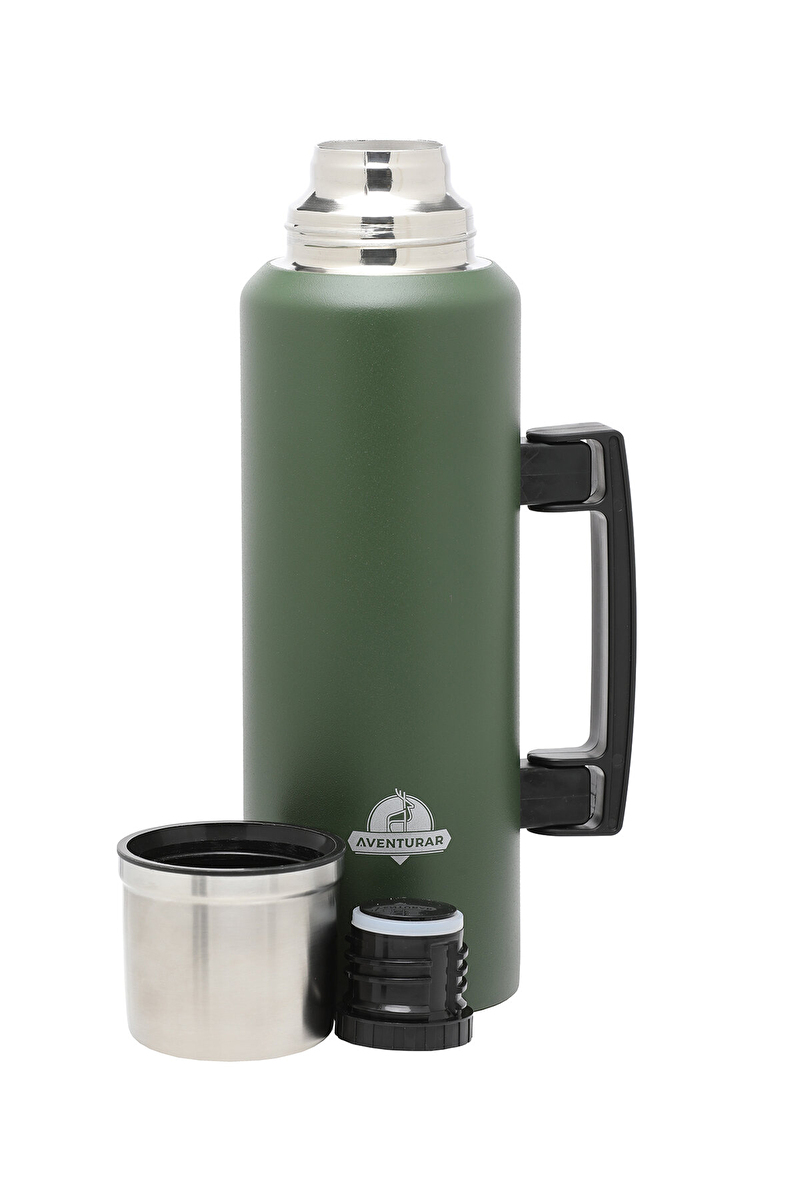 Aventurar Kamp Termosu 1,5L Yeşil