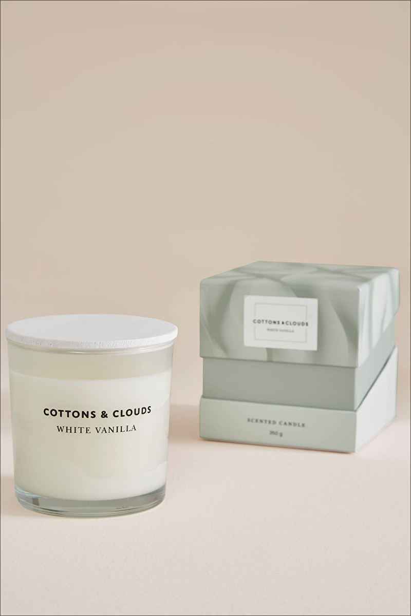 Cottons & Clouds Kokulu Mum 350gr White Vanilla