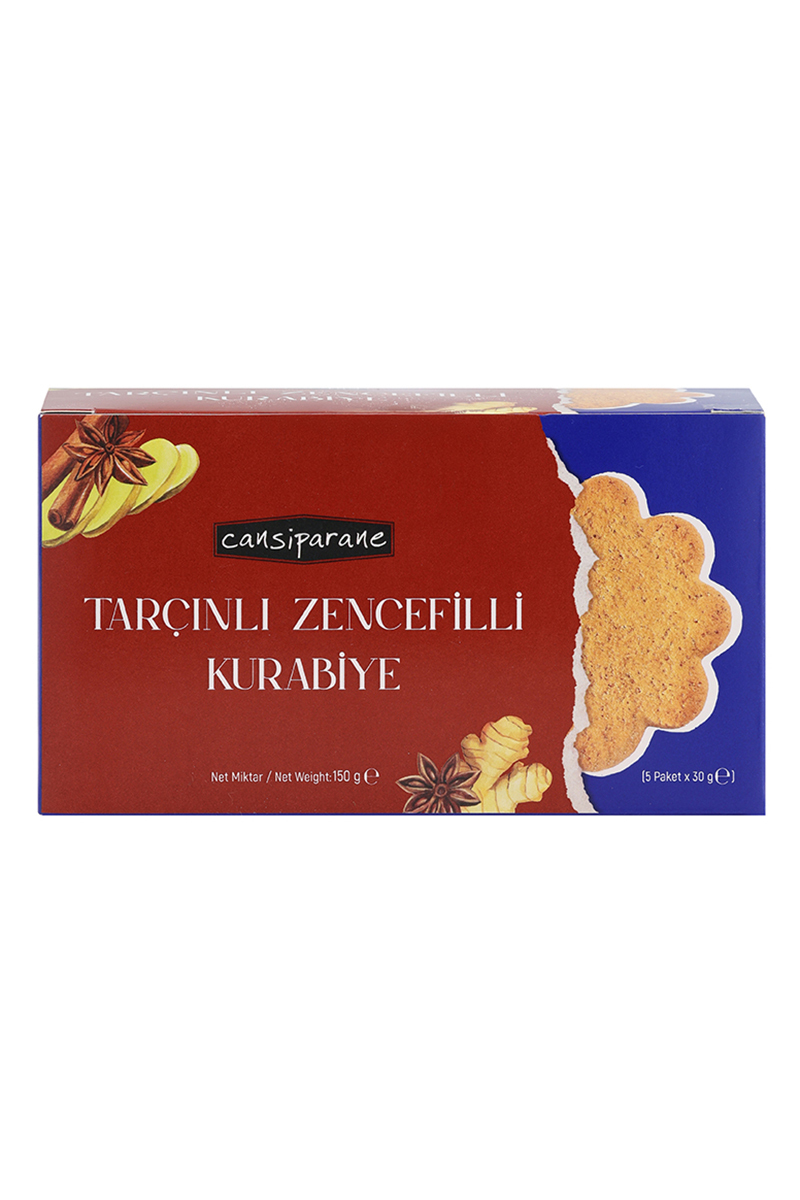 Cansiparane Tarçınlı Zencefilli Kurabiye 150 g